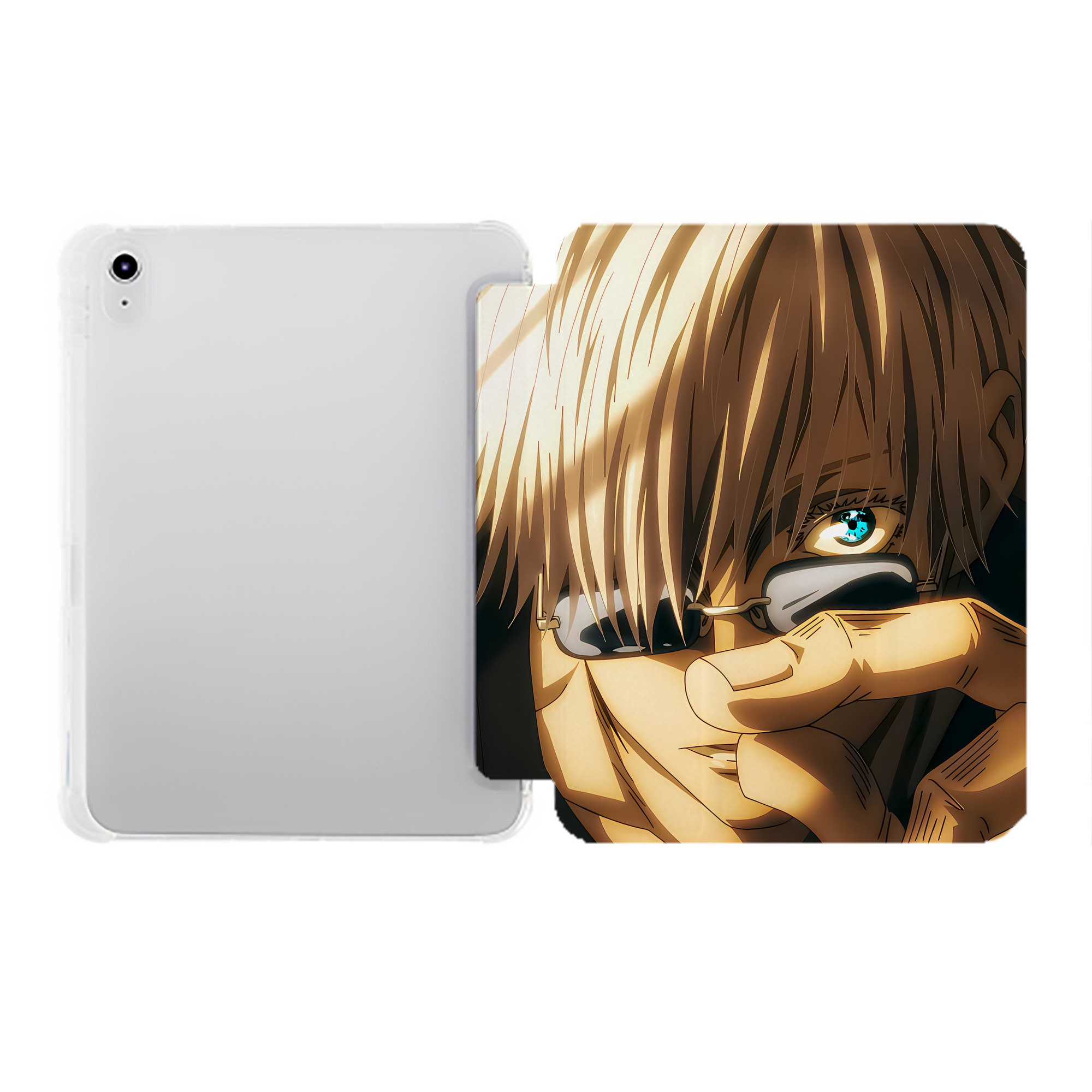 （画像用） SPY×FAMILY间谍家家酒 IPad ケース ペン収納付き 三つ折りスタンド PUレザー×シリコン 対応機種9.5/10.5/10.9インチ